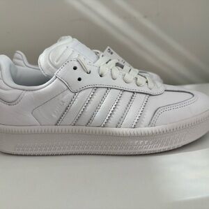 Adidas Classic White Samba Leather Sneakers